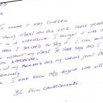 Letter from Matol customer suffering from skin condition